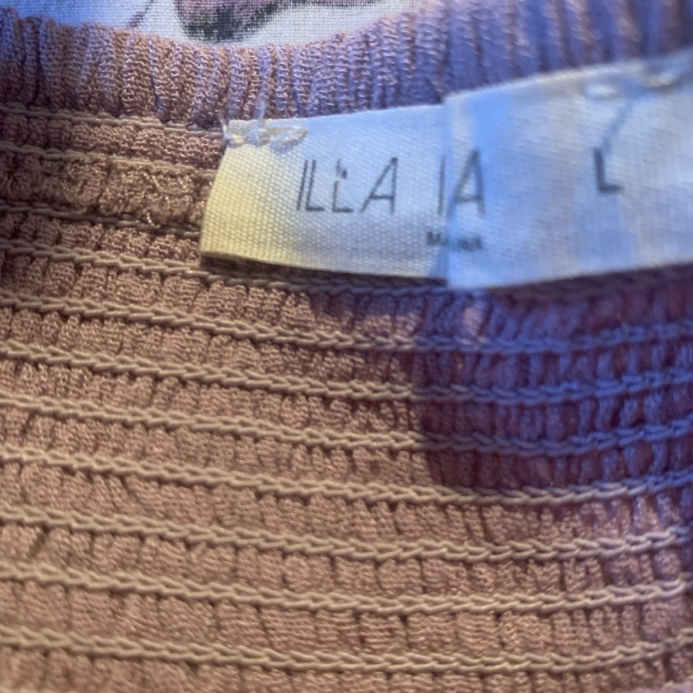 ILLA ILLA Womens Lavender Ruffle Tiered Skirt Size Lage - Picture 4 of 5